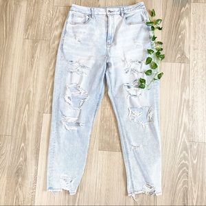 American Eagle Curvy Stretch Mom Jeans Size 14